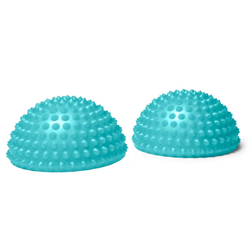 OPTP Lo Rox Domes (Pair) - Textured Balance Pods - Stability and Balance Training Equipment - Sensory and Self-Massage Tools - by Lauren Roxburgh - Image 1